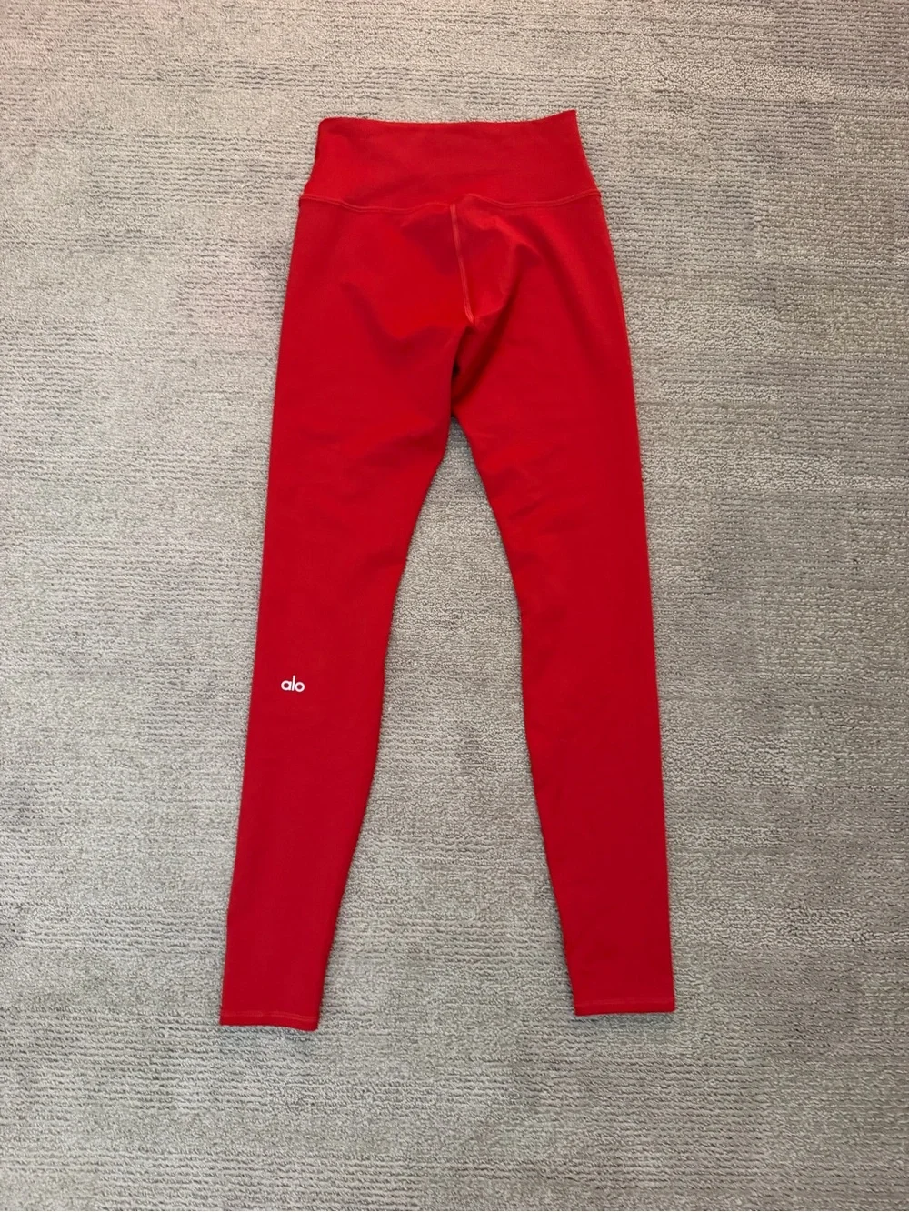 ALO Yoga Bright Red High-Rise Leggings